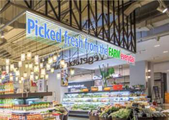 ガラスビジョン|設置イメージ